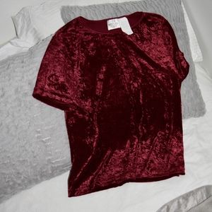 Velvet shirt